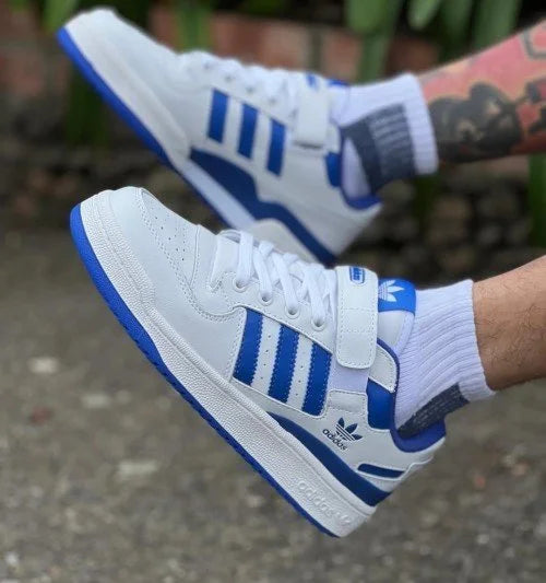 Adid_ass Forum 84 Low White Blue