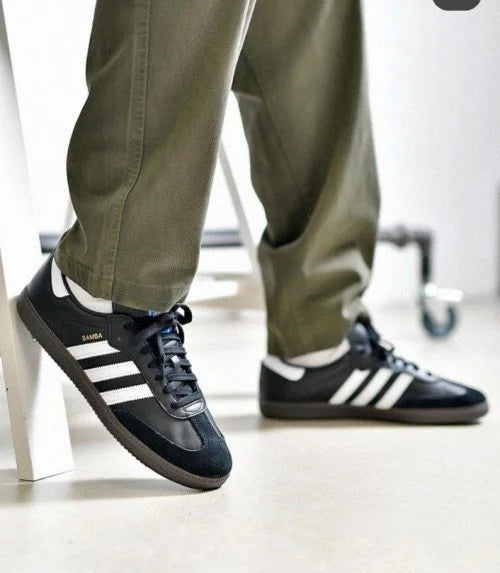 Adi_dass Samba Leather Full Black mens FIX