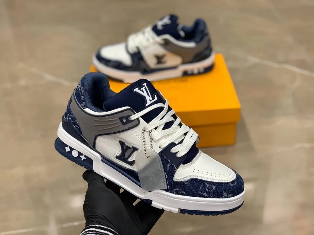 Loui_s Vuitt_on Trainer “Denim-Blue” (1st Time In India & With OG Box Packing)