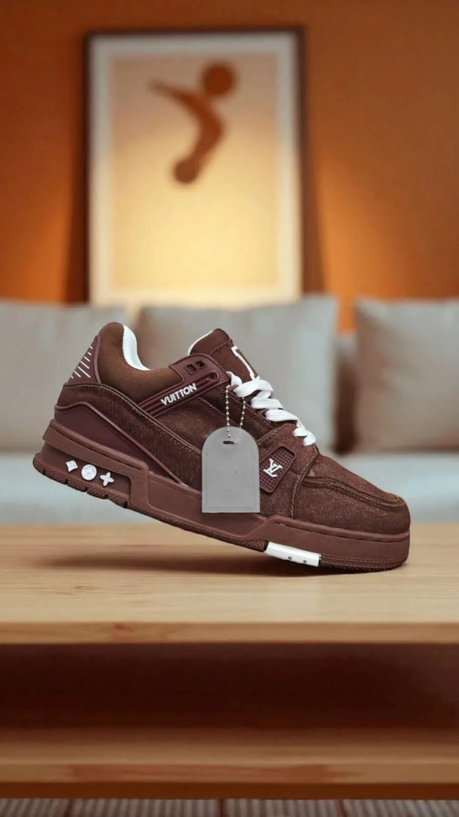 Lou_is Vuit_ton Trainer Brown Denim