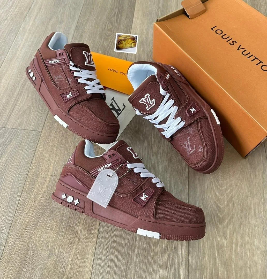 Lou_is Vuit_ton Trainer Brown Denim