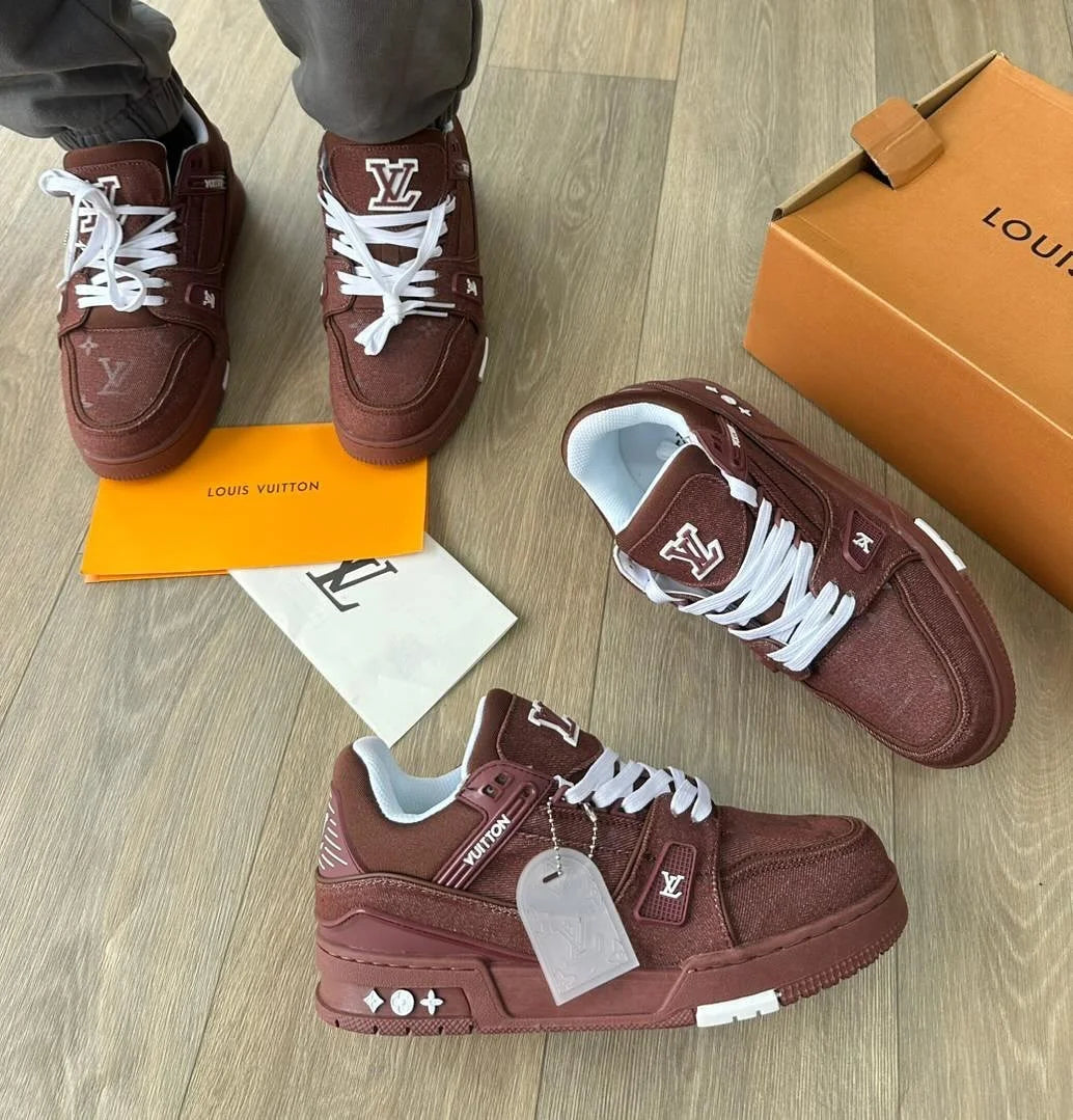 Lou_is Vuit_ton Trainer Brown Denim