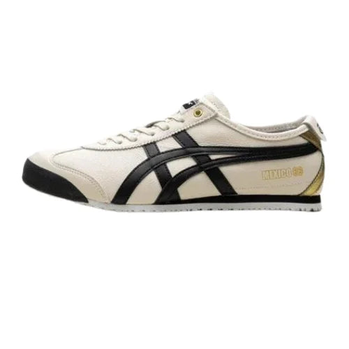 On_itsuka Tig_er Mexico 66 White Black Suede