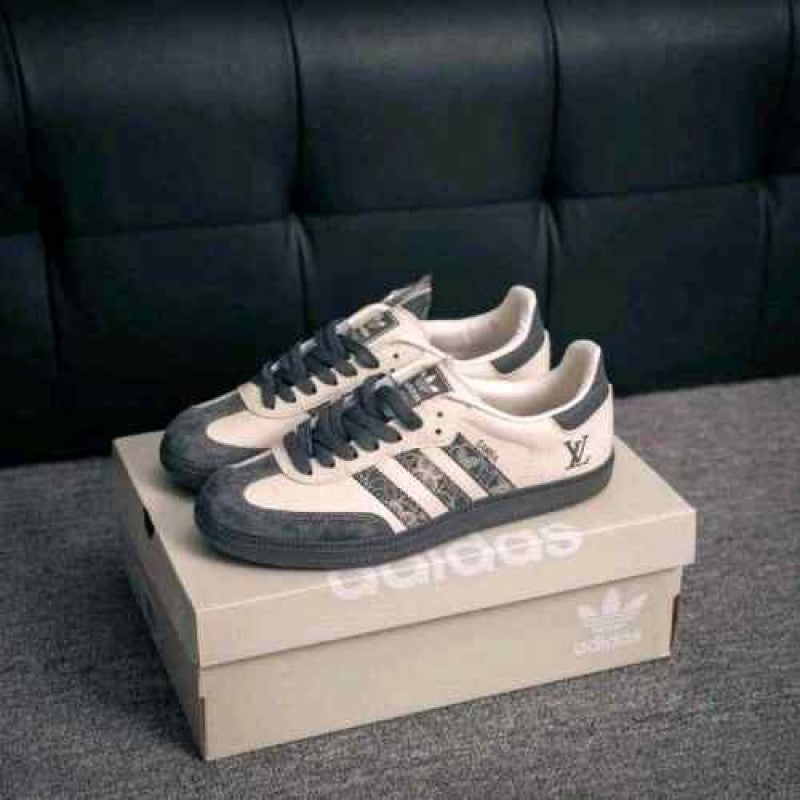 Adida__ss Samba X Louiis Vuitton Dark Grey 1118