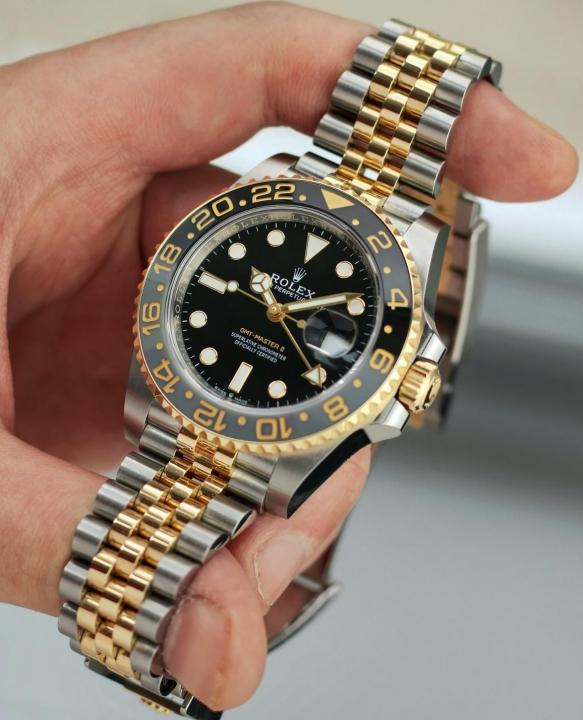 Rx Gmt master 2 gold silver