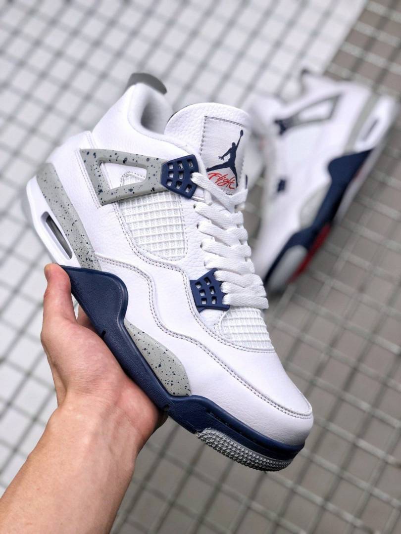 NIK__EE AIR JORDAN 4 MIDNIGHT NAVY