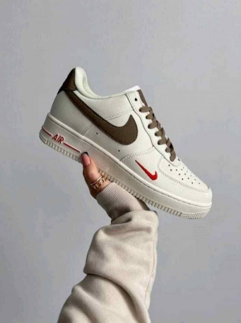 Nik__ee Airforce 1 mini red swoosh coffee milk fix