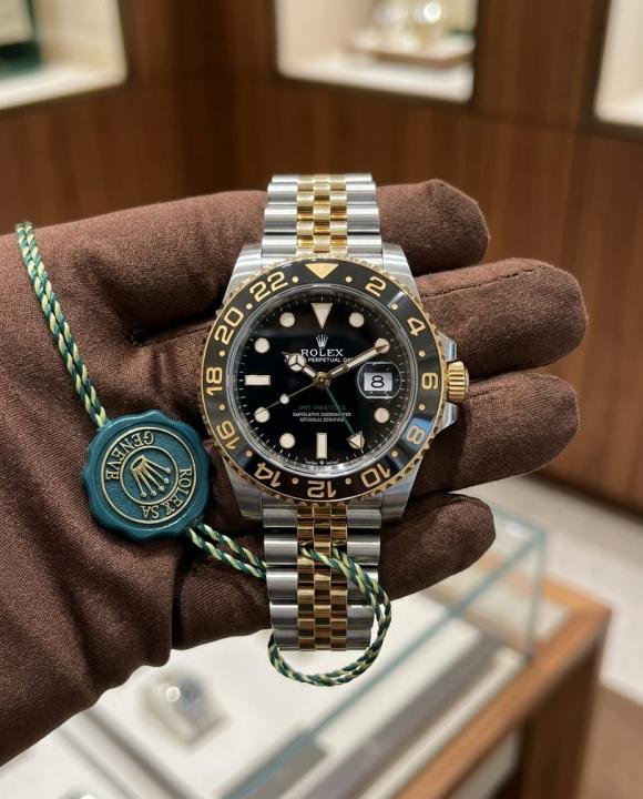 Rx Gmt master 2 gold silver