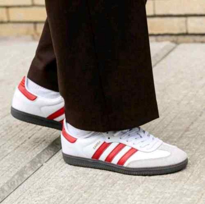 Addid__as Samba OG White Red