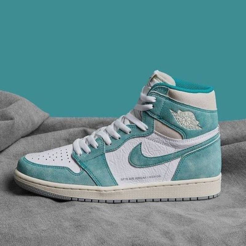 Nik__ee Air Jordan 1 High Turbo Green Suede Quality 627