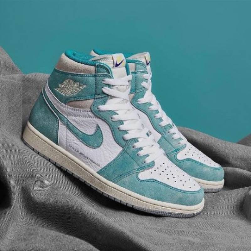 Nik__ee Air Jordan 1 High Turbo Green Suede Quality 627