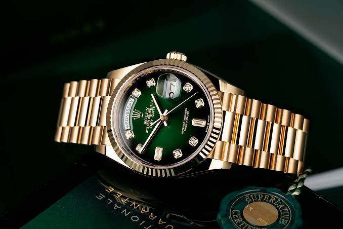 Rx day date gold