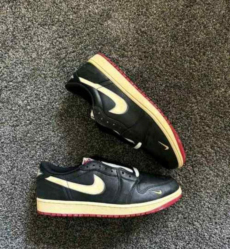 Nik__ee air jordan 1 low bike x nigel sylvester better with time semi ua