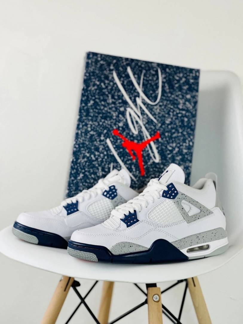 NIK__EE AIR JORDAN 4 MIDNIGHT NAVY